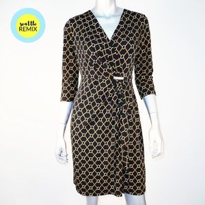 charter club ∙ horsebit link faux wrap dress